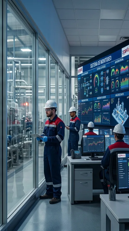 Soluciones de automatización industrial, medición inteligente y transformación digital para la industria desarrolladas por CORVESO.